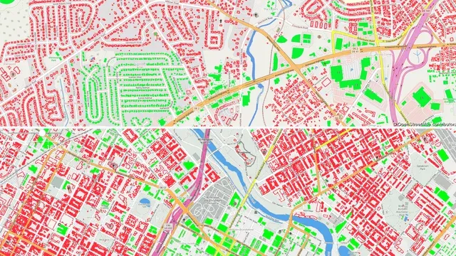 OpenStreetMap building footprint data validation, completeness analysis and spatial conflation overlay