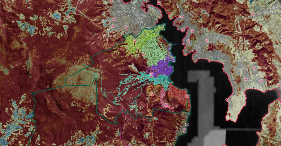 Wildfire exposure and transport network analysis across Greater Hobart